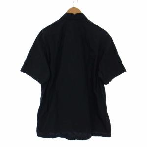 C.P. COMPANY POPELINE ポプリンシャツ 半袖 XXL 黒 ブラック 12CMSH288A