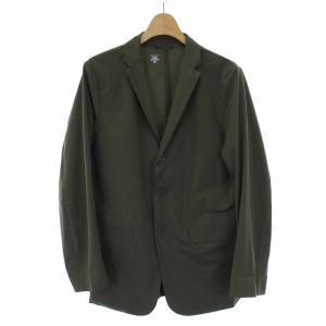 Pause テクニカルジャケット テーラードジャケット シングル 3B センターベント S 緑 グリーン DOR-T9486