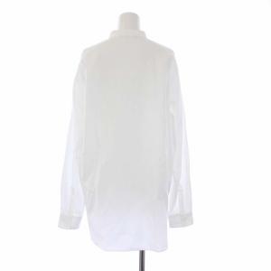 AURALEE 22SS WASHED FINX TWILL SHIRTS バンドカラーシャツ ブラウス 長袖 1 M 白 ホワイト A22SS05TN