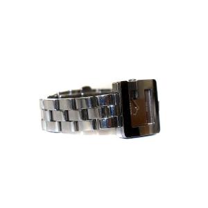 GUCCI Gモチーフ 腕時計 クォーツ アナログ 2針 金属ベルト シルバー色 茶 ブラウン 3600L