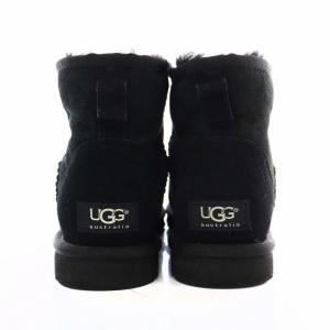UGG australia クラシック ミニ CLASSIC MINI ショートブーツ ローヒール ムートン ラウンドトゥ スエード 25.0cm 黒