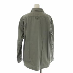 MHL. 20AW ドライコットンポップリン DRY COTTON POPLIN シャツ ブラウス レギュラーカラー 長袖 3 L グレー