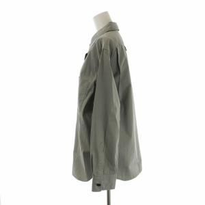 MHL. 20AW ドライコットンポップリン DRY COTTON POPLIN シャツ ブラウス レギュラーカラー 長袖 3 L グレー