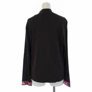 LEONARD FASHION カットソー 長袖 ハイネック 花柄 切替 42 M マルチカラー