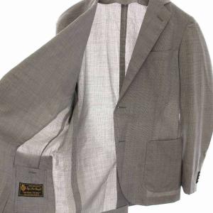 TOMORROWLAND ロロピアーナ シングルスーツ セットアップ 上下 テーラードジャケット 2B センターベント パンツ 46 M グレー