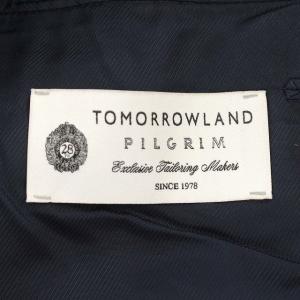 TOMORROWLAND スーツ セットアップ ジャケット パンツ 48 M ネイビー 紺