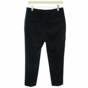 INCOTEX テーパードパンツ ツータック ウール センタープレス 42 L 紺 ネイビー