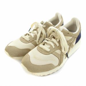 Onitsuka Tiger タイガーアリー TIGER ALLY スニーカー シューズ メッシュ US9 27cm アイボリー ベージュ 紺 ネイビー