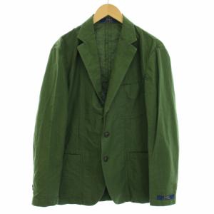 テーラードジャケット シングル 3B センターベント SP S 緑 グリーン