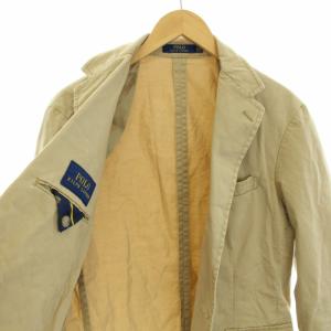 POLO RALPH LAUREN テーラードジャケット シングル 2B サイドベンツ M ベージュ