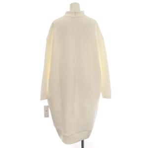 23区 ワンピース ハイネック ボンディング ロング 長袖 44 M 白 ホワイト