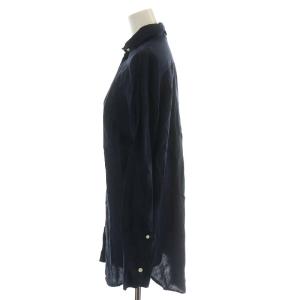 MADISONBLUE ブラウス シャツ 長袖 2 M 紺 ネイビー