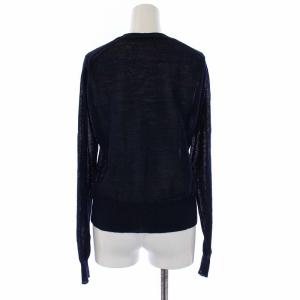 AURALEE 18AW モヘアセーター ニット 長袖 クルーネック 1 M 紺 ネイビー