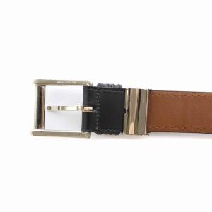 BURBERRY GOLF レザー ベルト 黒 ブラック