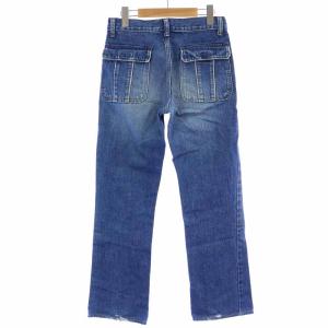BLUE BLUE JAPAN デニムパンツ ジーンズ ジップフライ ウォッシュ加工 28 S インディゴ 青 ブルー