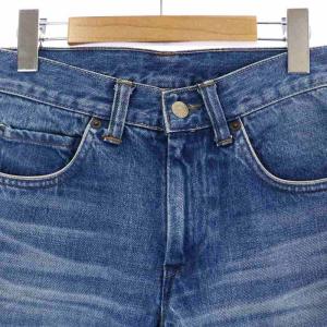 BLUE BLUE JAPAN デニムパンツ ジーンズ ジップフライ ウォッシュ加工 28 S インディゴ 青 ブルー