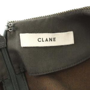 CLANE 21AW コーデュロイ ブラウス シャツ 長袖 プルオーバー 0 S カーキ