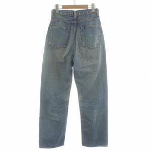 Shinzone デニムパンツ ジーンズ ハイウエスト USED加工 36 M インディゴ