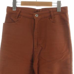 AURALEE パンツ ストレート 1 S テラコッタ