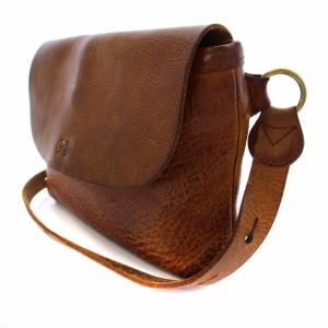 SLOW ショルダーバッグ ポシェット レザー ブラウン