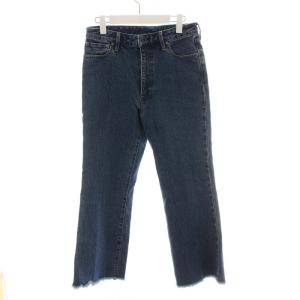 5 1/2 ベルラインフレイデニム デニムパンツ ジーンズ ジップアップ 29 L 青 ブルー