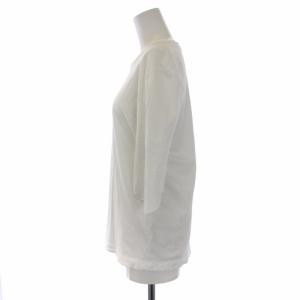 MM6 Maison Margiela 17SS Tシャツ カットソー 半袖 クルーネック カットオフ イタリア製 M 白 ホワイト S32GC0445