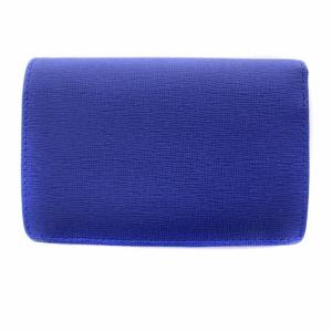 FURLA ミニウォレット 財布 二つ折り レザー 青 ブルー