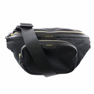 ウエストバッグ ボディバッグ ナイロン ブラック