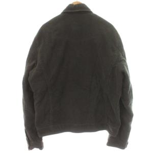 DIESEL シャツジャケット ミリタリー ワーク 中綿 アウター XXL カーキ