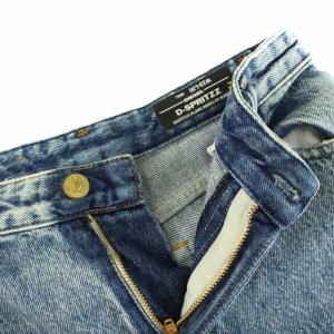 DIESEL ディースピリッツ D-SPRITZZ デニムパンツ ジーンズ ワイドパンツ ジップフライ W23 L30 XXS 水色 ライトブルー