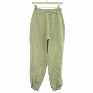 DIESEL ピーアキュバ P-AUCUBA サテンパンツ イージーパンツ ジョガーパンツ ジップフライ 麻混 リネン混 S 薄緑 ライトグリーン