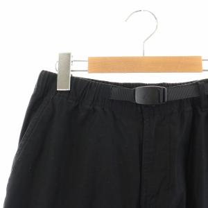 GRAMiCCi バックサテンカーゴパンツ BACK SATIN CARGO PANTS クライミングパンツ ジップフライ M 黒 ブラック