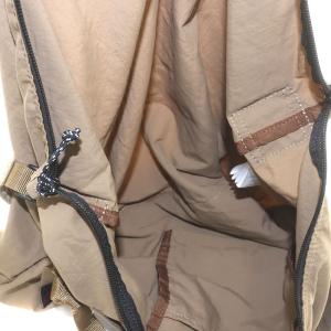 GRAMiCCi ビッグショッパー BIG SHOPPER ショルダーバッグ ナイロン ロゴ刺繍 茶 ブラウン GRB-0095