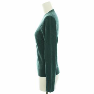 Diagram 19AW セットアップ 上下 リブニット カットソー 長袖 モックネック ウール フレアスカート 変形 ミモレ ロング 36
