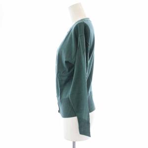 Diagram 19AW カーディガン ニット 長袖 ウール 36 S 緑 グリーン