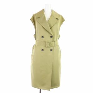 20SS トレンチジレ ベスト コート ロング F カーキ CWFV201011