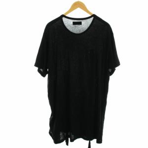 Yohji Yamamoto POUR HOMME 22SS 紐調節半袖Tシャツ ロンT カットソー 半袖 クルーネック コットン 3 L HG-T17-076