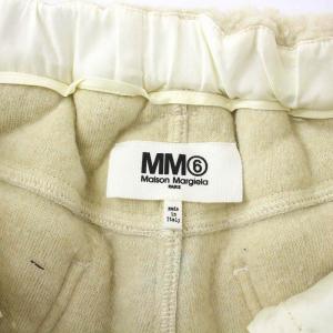 MM6 Maison Margiela ボアパンツ スラックス クロップド 38 S ベージュ