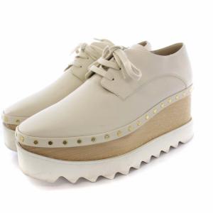 Elyse Platforms レースアップシューズ フェイクレザー 厚底 36.5