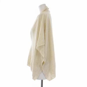 BRUNELLO CUCINELLI ニットカーディガン ドルマンスリーブ 五分袖 コットン リネン M アイボリー