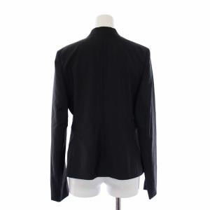 Theory SUPER TAILOR LANAI ノーカラージャケット トッパー 4 S 黒 ブラック