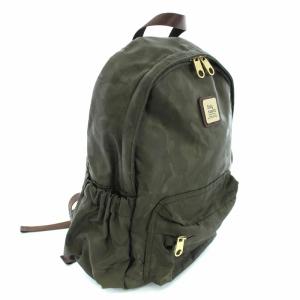 russet デイリーラシット Daily russet リュックサック デイパック 総柄 ナイロン カーキ