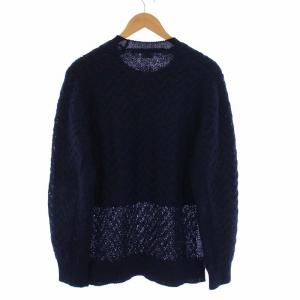 COMME des GARCONS 15AW アランニット セーター 長袖 モヘヤ混