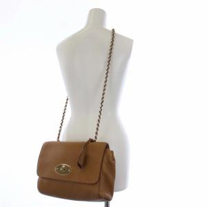 Mulberry ショルダーバッグ レザー チェーン ブラウン