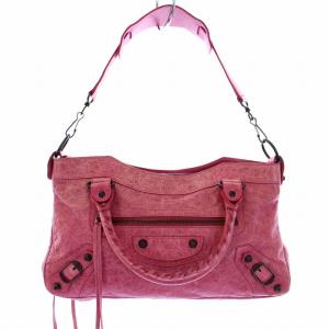 BALENCIAGA ザ・ファースト 2WAY ハンドバッグ ワンショルダーバッグ ピンク 103208