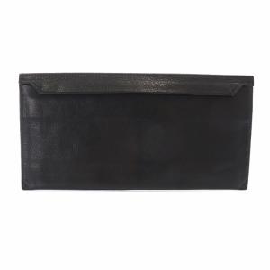 長財布 札入れ レザー 黒 ブラック