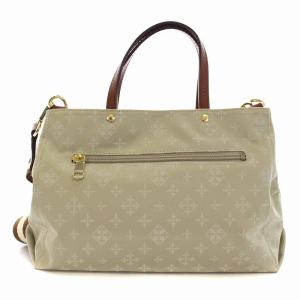 russet ハンドバッグ ショルダーバッグ 2WAY ナイロン レザー グレージュ 茶