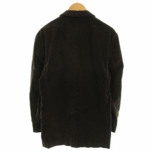 dunhill テーラードジャケット シングル 2B センターベント コーデュロイ M R fit 茶 ブラウン