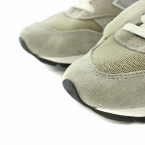 New Balance スニーカー スエード 25cm グレー