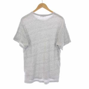 Yohji Yamamoto POUR HOMME Tシャツ カットソー 半袖 総柄 クルーネック 3 L グレー